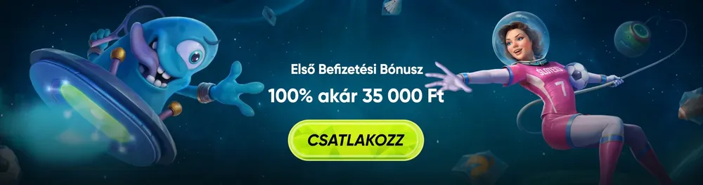 Slotexo első befizetési bónusz banner 100%-ot kínál €100-ig